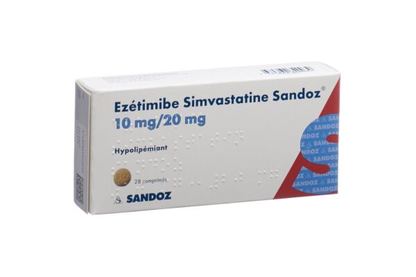 Ezetimib Simvastatin Sandoz Tabl 10/20 mg 28 Stk