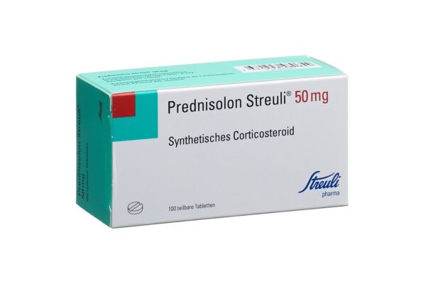 Prednisolon Streuli Tabl 50 mg 100 Stk