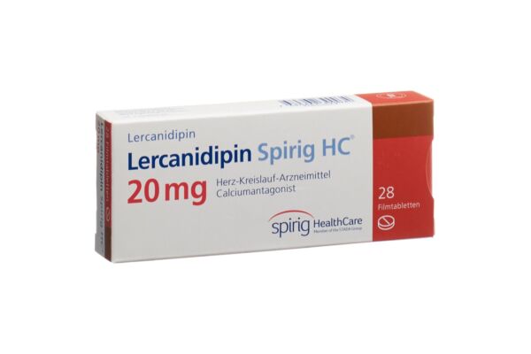 Lercanidipin Spirig HC Filmtabl 20 mg 28 Stk