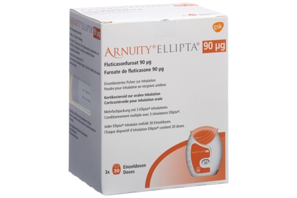 Arnuity Ellipta Inh Plv 90 mcg 3 x 30 Dos