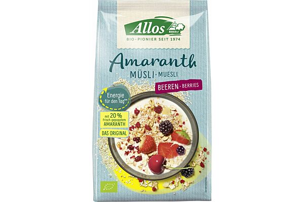 Allos Amaranth Müsli Beeren 375 g