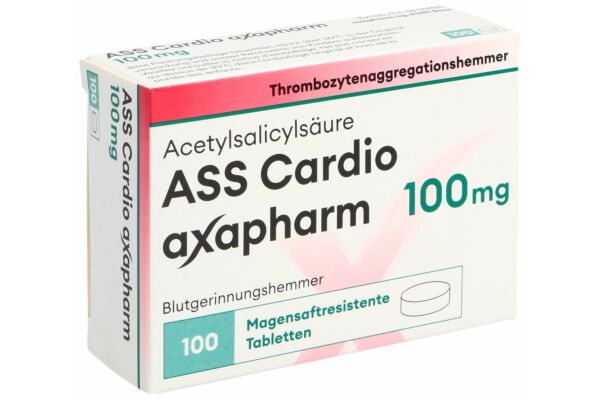 ASS Cardio axapharm cpr pell 100 mg 100 pce