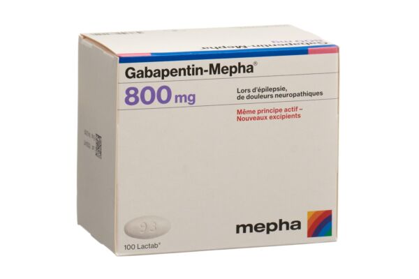 Gabapentin-Mepha Lactab 800 mg 100 Stk