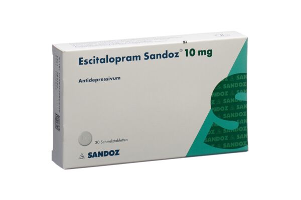 Escitalopram Sandoz cpr orodisp 10 mg 30 pce