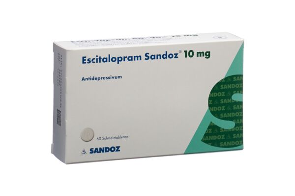 Escitalopram Sandoz cpr orodisp 10 mg 60 pce