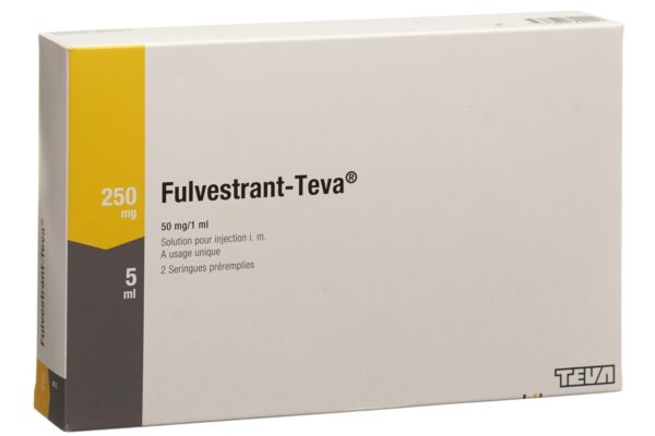 Fulvestrant-Teva sol inj 250 mg/5ml ser pré 2 pce