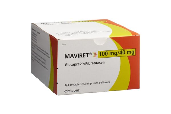 Maviret Filmtabl 100mg/40mg 84 Stk