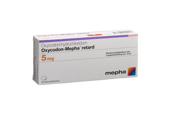 Oxycodon-Mepha Ret Tabl 5 mg 30 Stk