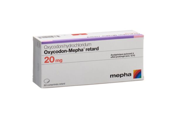 Oxycodon-Mepha cpr ret 20 mg 60 pce