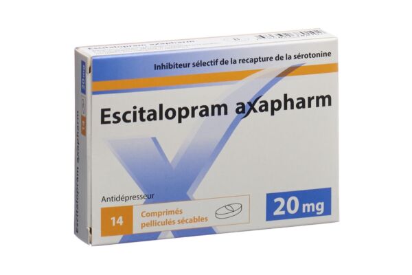 Escitalopram axapharm Filmtabl 20 mg 14 Stk