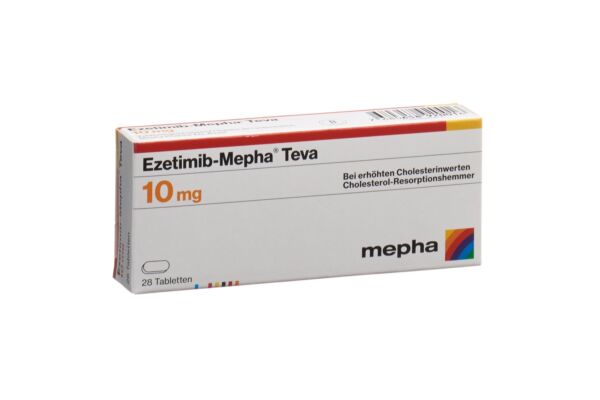 Ezetimib-Mepha Teva cpr 10 mg 28 pce