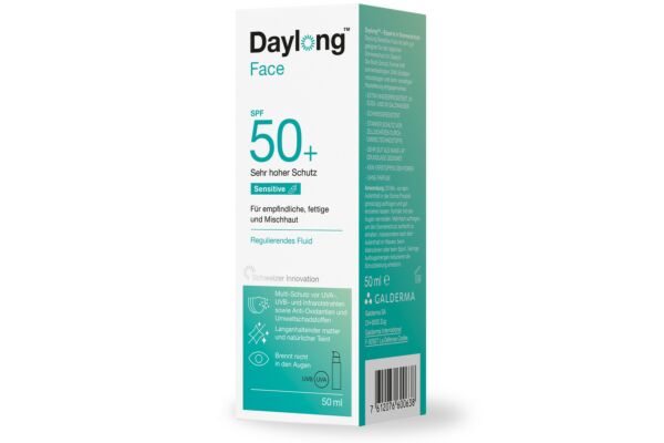 Daylong Sensitive Face Fluide régulateur SPF50+ dist 50 ml