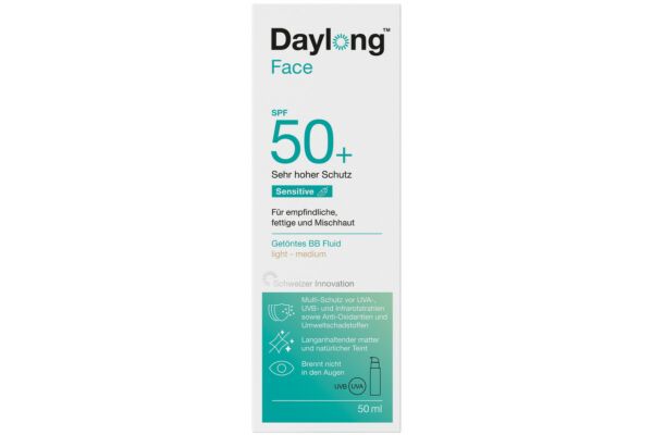 Daylong Sensitive Face BB Fluid getönt SPF50+ Disp 50 ml