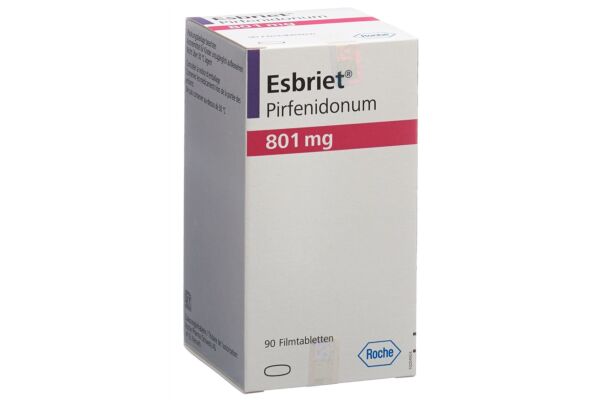 Esbriet cpr pell 801 mg bte 90 pce