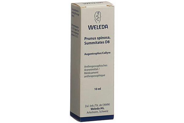 Weleda Prunus spinosa Summitates Gtt Opht D 8 10 ml