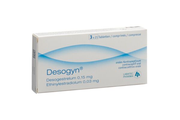 Desogyn Tabl 150mcg/30mcg 3 x 21 Stk