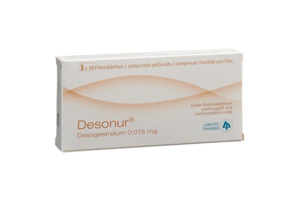 Desonur cpr pell 0.075 mg 3 x 28 pce