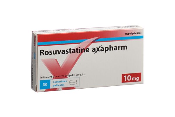 Rosuvastatin axapharm Filmtabl 10 mg 30 Stk