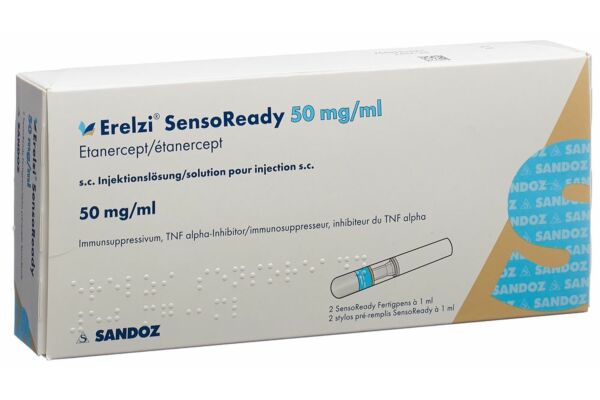 Erelzi SensoReady Inj Lös 50 mg/ml 2 Fertpen 1 ml