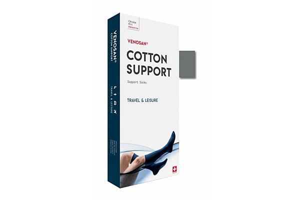 Venosan COTTON SUPPORT Socks A-D XL anthracite 1 Paar