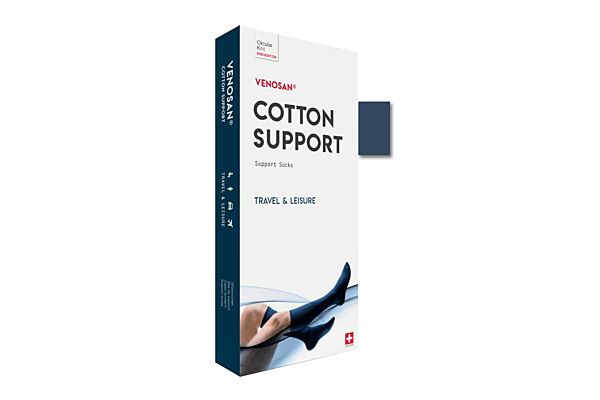 Venosan COTTON SUPPORT Socks A-D L jeans 1 Paar