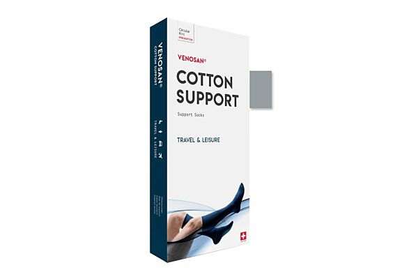 Venosan COTTON SUPPORT Socks A-D L silver 1 paire