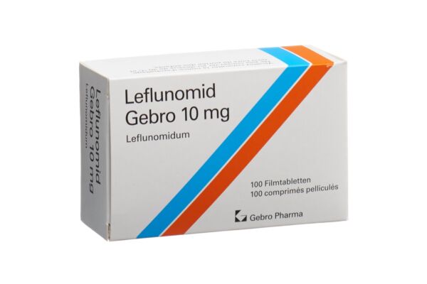 Leflunomid Gebro cpr pell 10 mg 100 pce