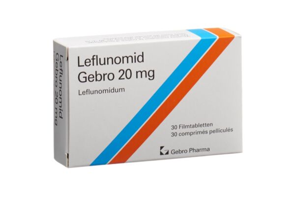 Leflunomid Gebro Filmtabl 20 mg 30 Stk