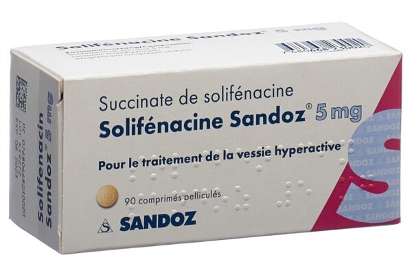 Solifenacin Sandoz Filmtabl 5 mg 90 Stk