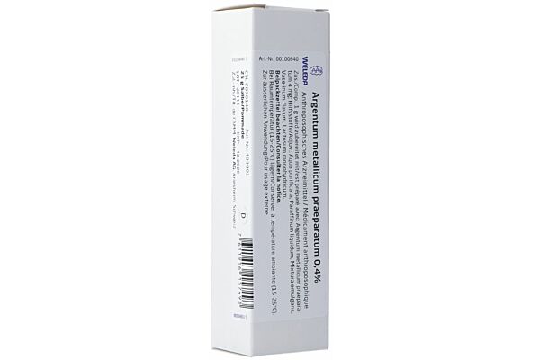 Weleda argentum metallicum praeparatum ong 0.4 % 25 g