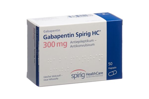 Gabapentin Spirig HC Kaps 300 mg 50 Stk