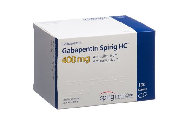 Gabapentin Spirig HC Kaps 400 mg 100 Stk