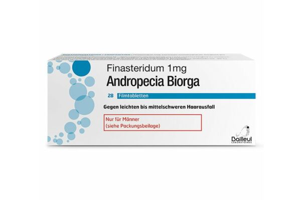 Andropecia Biorga Filmtabl 1 mg 28 Stk