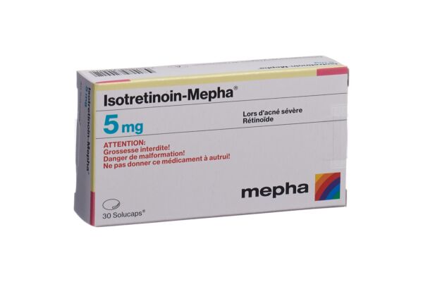 Isotretinoin-Mepha caps moll 5 mg 30 pce