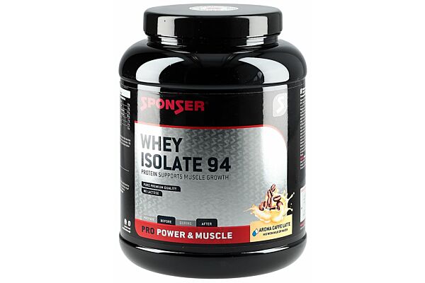 Sponser Whey Isolate 94 Caffe Latte bte 850 g