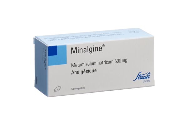 Minalgin Tabl 500 mg oval 50 Stk