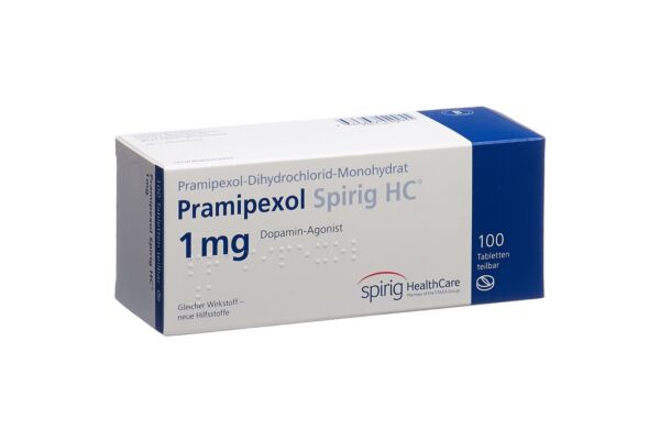 Pramipexole Spirig HC cpr 1 mg 100 pce