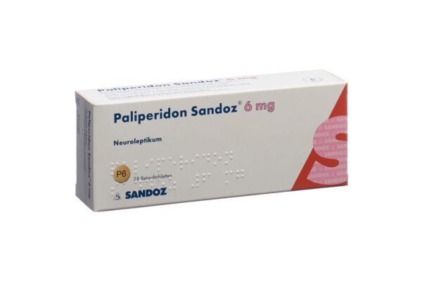 Paliperidon Sandoz Ret Tabl 6 mg 28 Stk