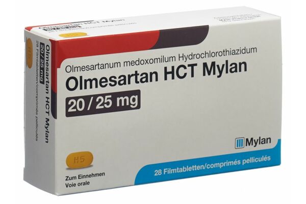 Olmesartan HCT Mylan Filmtabl 20/25mg 28 Stk