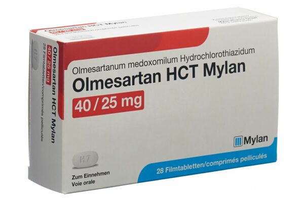 Olmesartan HCT Mylan cpr pell 40/25mg 28 pce