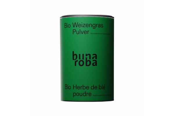 Bunaroba Herbe de blé en poudre bte 125 g