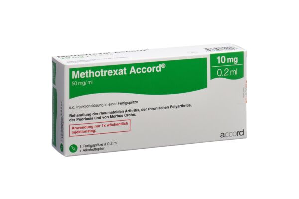 Methotrexat Accord Inj Lös 10 mg/0.2ml Fertigspritze 0.2 ml