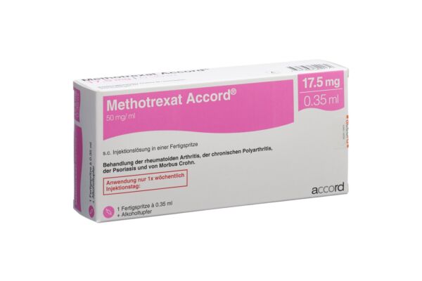 Methotrexat Accord Inj Lös 17.5 mg/0.35ml Fertigspritze 0.35 ml