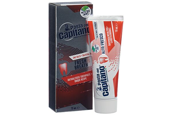 Pasta del Capitano antibakteriell alito fresco Tb 75 ml