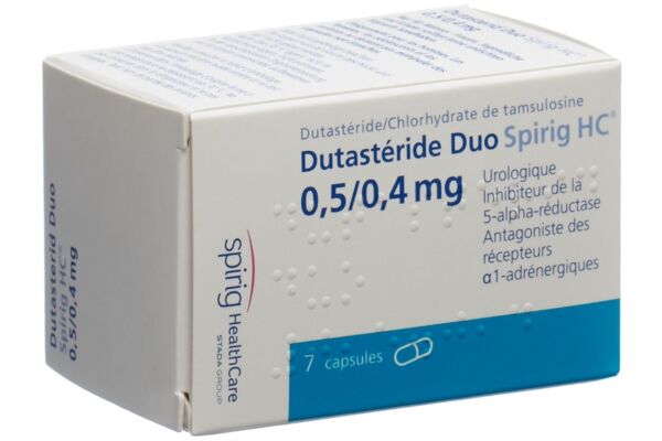 Dutasterid Duo Spirig HC Kaps 0.5 mg/0.4 mg Ds 7 Stk