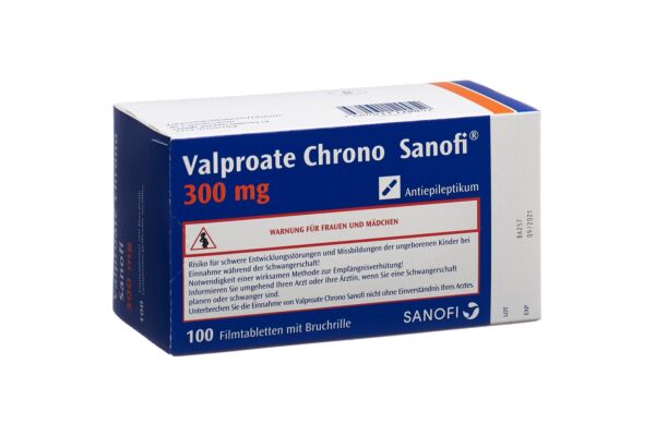 Valproate Chrono Sanofi Filmtabl 300 mg 100 Stk