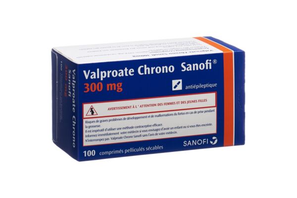 Valproate Chrono Sanofi cpr pell 300 mg 100 pce