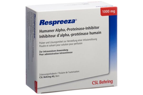 Respreeza subst sèche 1000 mg avec solvant flac