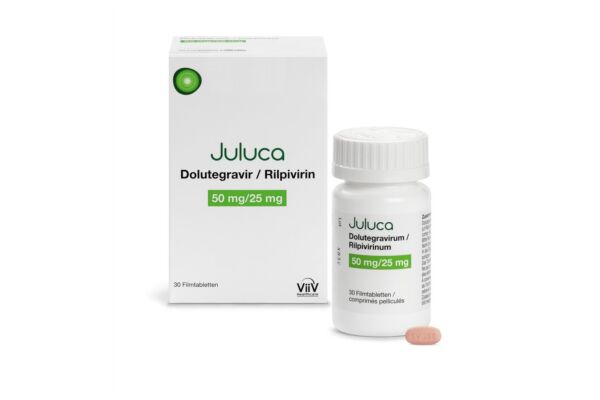 Juluca Filmtabl 50/25 mg Ds 30 Stk