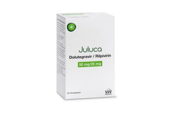 Juluca Filmtabl 50/25 mg Ds 30 Stk